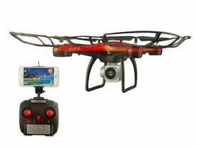 Drone - Live Camera Beelden - Wifi - App Control - 2.4GHZ - Hover Functie - Rood