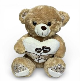 Knuffelbeer - Schattig teddybeer -  You Love - zacht speciaal  knuffelbier 40 CM