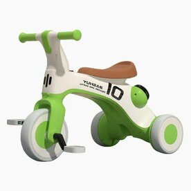 Kinderfiets en loopfiets voor kinderen - 3 wielen - 2-in-1 - comfortabel, stabiel en educatief met muziek en verlichting G