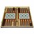 Backgammon - Dammen en Schaakbord- 3 in 1 set - 49X49CM - Hout - Opklapbaar bord