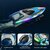 Gallop RC Speedboot &ndash; LED-verlichting, Hoge Snelheid - 2.4GHZ  Tornado boat Blue