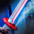 Dazzling Spray Sword &ndash; Katana Cosplay Zwaard met LED-licht, Rook, Vonken en Geluid (70 cm)