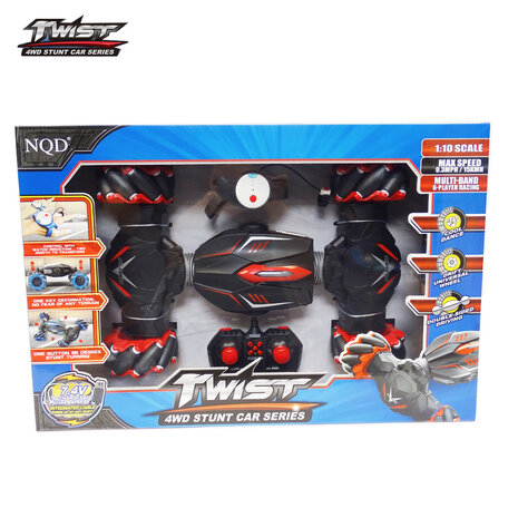 Handbestuurbare auto - Rc twist Gesture sensor car 1:10 - Off-Road - stunt auto