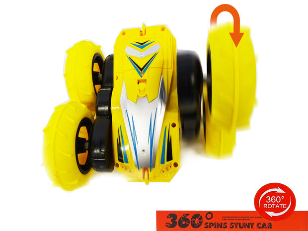 RC Stunt Car 2.4 Ghz - Double Face - 360 Spinning