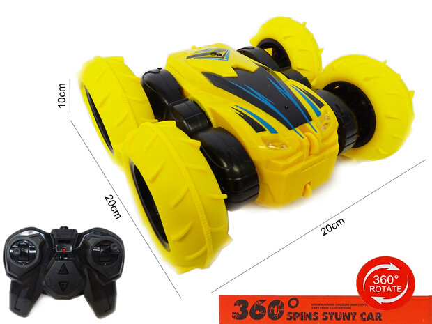 RC Stunt Car 2.4 Ghz - Double Face - 360 Spinning