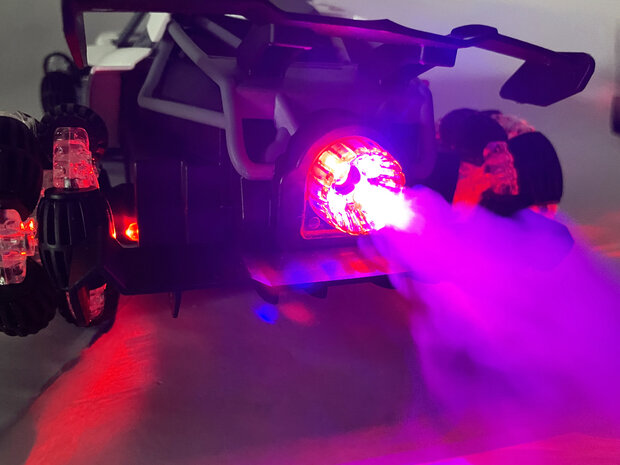 Burnout radiografisch bestuurbaar auto  1:12 Bruin