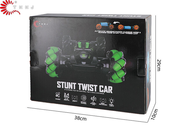 RC stunt car - with hand control and remote control