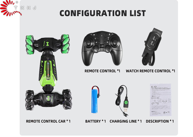 RC stunt car - with hand control and remote control B