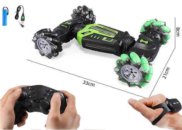 RC stunt auto - met handbediening en afstandsbediening Z