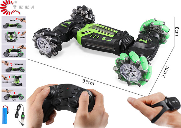 RC stunt car - with hand control and remote control B