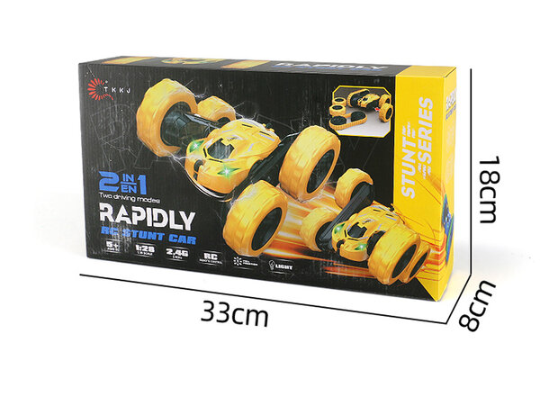 Rc Stunt Car Double Face Crawler 2in1 G