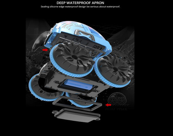 RC tracked vehicle amphibian 2in1 2.4Ghz