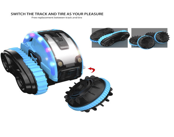 RC rupsvoertuig amfibie 2in1 2.4Ghz