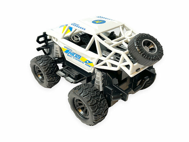 RC Police Car - Remote Controlled Rock Crawler - Toy Car 1:28 A