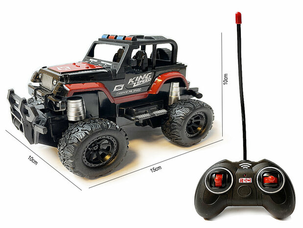 Rc auto - afstand bestuurbare rock crawler - speelgoed auto 1:28