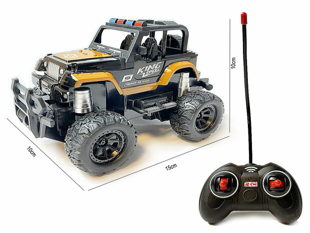 Rc auto - afstand bestuurbare rock crawler - speelgoed auto 1:28 - Storm off-road car