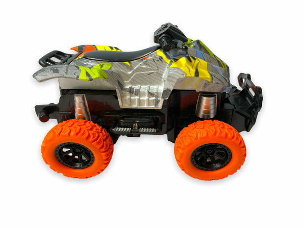 Rc Quad - Remote Controlled Rock Crawler - Toy Quad 1:28 - Storm Off Road Quad
