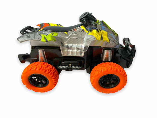 Rc quad - afstand bestuurbare rock crawler - speelgoed quad 1:28 - Storm off-road quad