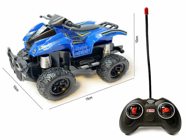 Rc Polite Quad - Rock Crawler t&eacute;l&eacute;command&eacute; - Jouet Quad 1:28 - Storm Off Road Quad