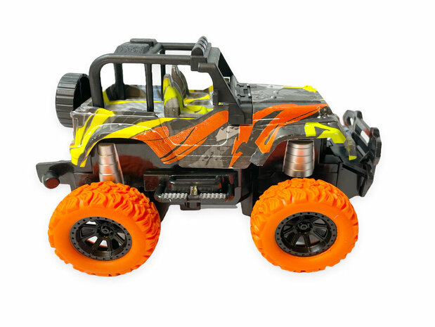 Rc auto painted - afstand bestuurbare rock crawler 1:28 Storm off-road car