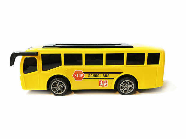 Radiografisch bestuurbare school bus - 3D Led licht - RC Bus speelgoed 