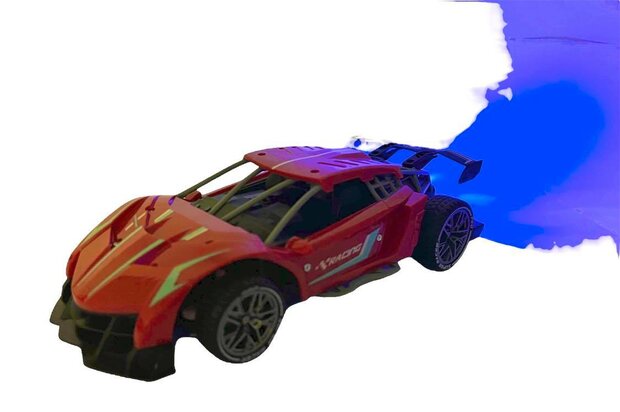 Rc auto 2.4gh - oplaadbaar - met spray R