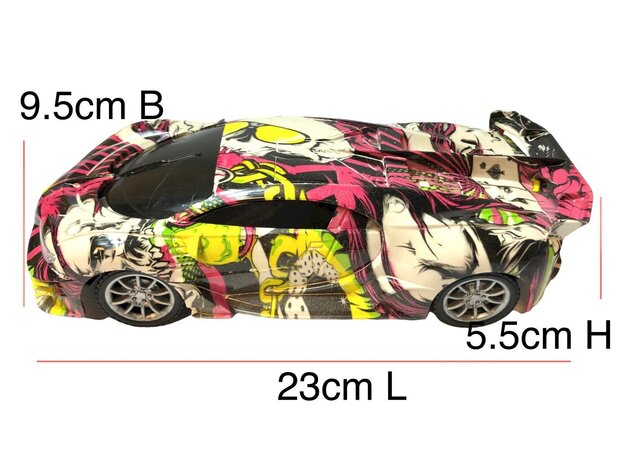 Steuerbares Auto - Sportwagen mit Radiografik