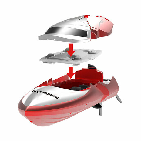 Bateau de course RC H106 - Haute vitesse.