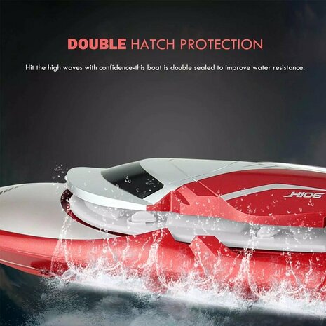 Bateau de course RC H106 - Haute vitesse.