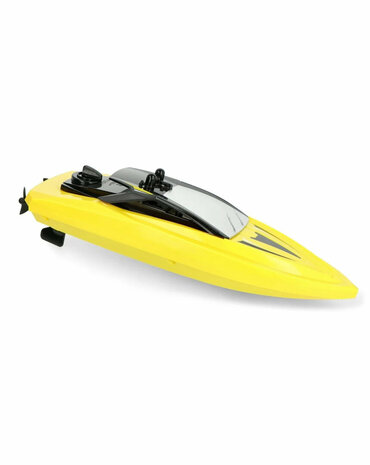 Rc boat H116 - Radio controlled boat 2.4GHZ - 1:47 yellow