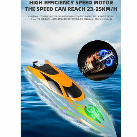 RC Boot - Speed Race Boat Maniac X - 20KM/U - 2.4Ghz