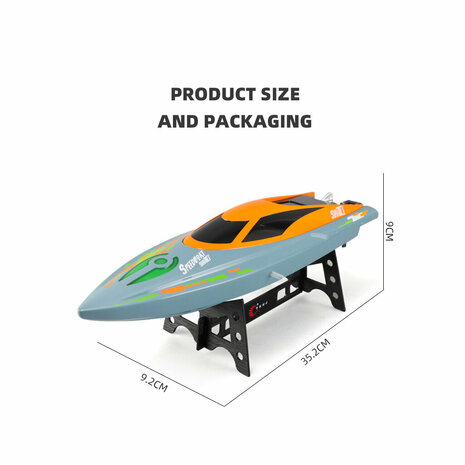 RC-Boot - Rennboot Maniac X - 20 km/h - 2,4 GHz