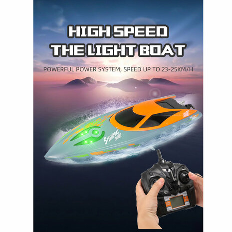 Bateau RC - Speed ​​Race Boat Maniac X - 20KM/H - 2.4Ghz
