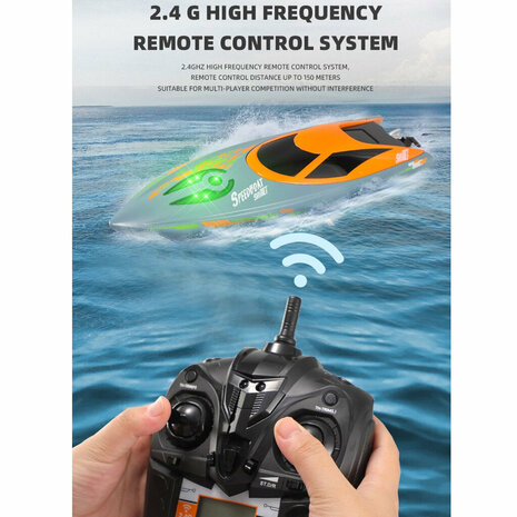 RC Boot - Speed Race Boat Maniac X - 20KM/U - 2.4Ghz