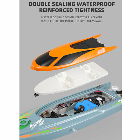 Bateau RC - Speed ​​Race Boat Maniac X - 20KM/H - 2.4Ghz