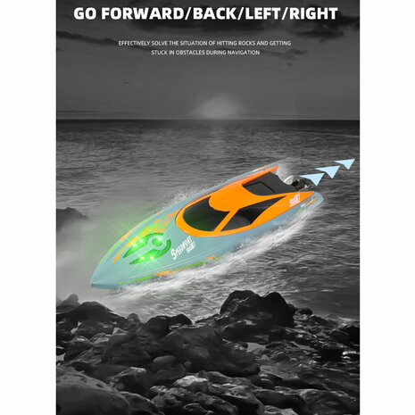 RC Boot - Speed Race Boat Maniac X - 20KM/U - 2.4Ghz