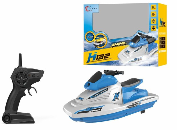 Rc jet ski boat H132 - rechargeable - 2.4GHZ transmitter 50meter - 10km/h