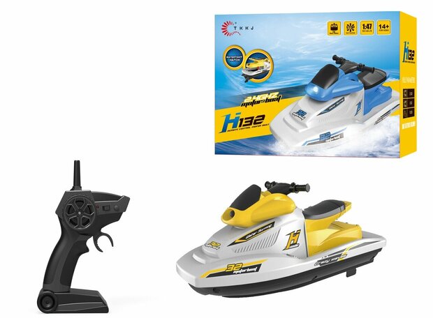 Rc jet ski boat H132 - rechargeable - 2.4GHZ transmitter 50meter - 10km/h