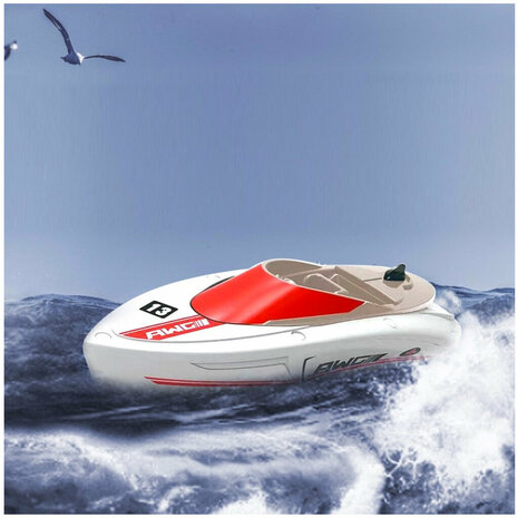 RC Boat - H133 TKKJ -10km/h - rechargeable - 2.4ghz controllable boat - 1:47
