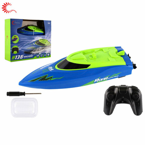 RC Boat H136 - 2.4ghz -10km/h - 1:47 - bateau d&eacute;butant