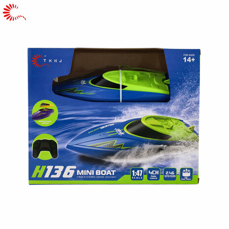 RC Boat H136 - 2.4ghz -10km/h - 1:47 - bateau d&eacute;butant