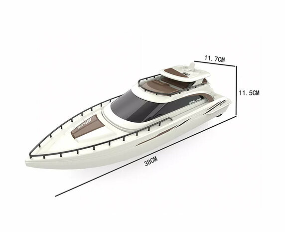 RC Boat yacht SAILING Boat RTR - 2.4GHZ - 20KM/H - 1:28