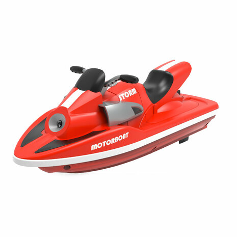 RC jet ski RISE H137 bateau rechargeable 2.4GHZ port&eacute;e 50 m&egrave;tres