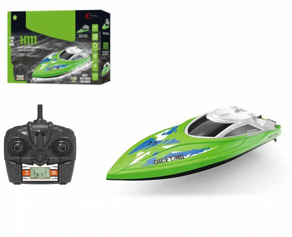 RC Race Boat H111- 2.4GHZ - bateau radiocommand&eacute; - SPEED BOAT 25KM