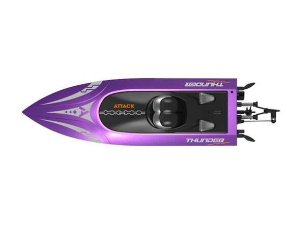 Bateau de Course RC 20km/h - H112 Haute Vitesse - 2.4GHZ - Port&eacute;e 150M