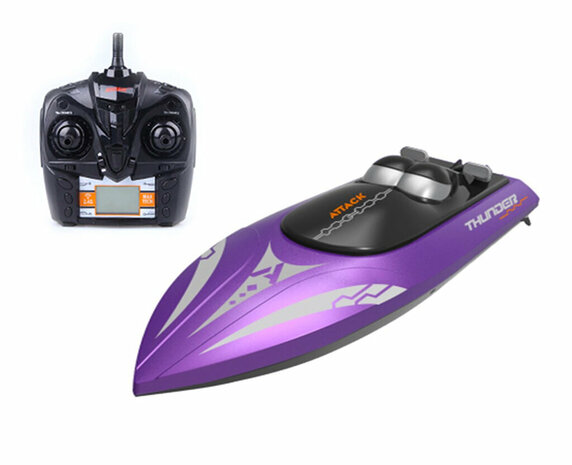 Bateau de Course RC 20km/h - H112 Haute Vitesse - 2.4GHZ - Port&eacute;e 150M