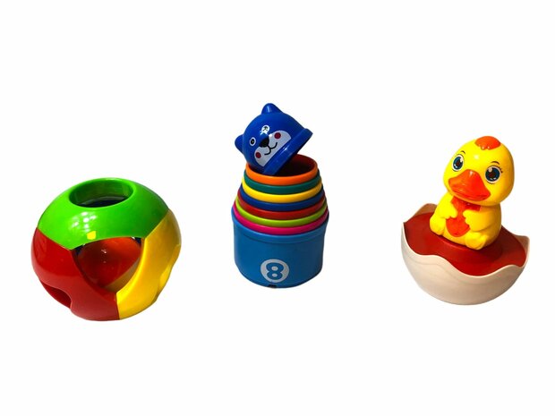 Stacking cups baby + tumbler - ball educational Toys