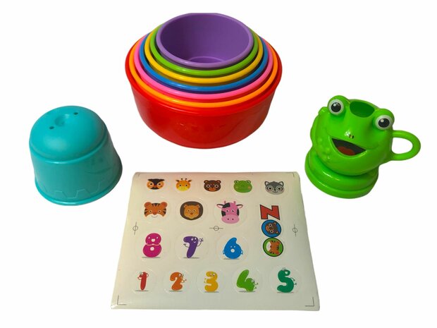 Toy baby stacking cups