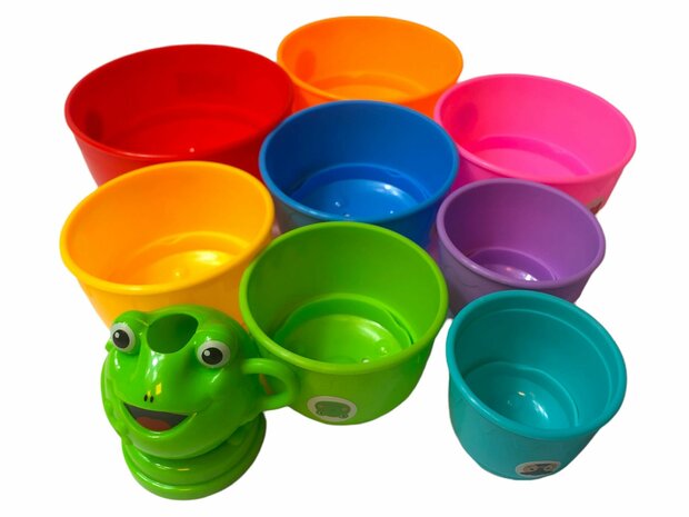 Toy baby stacking cups