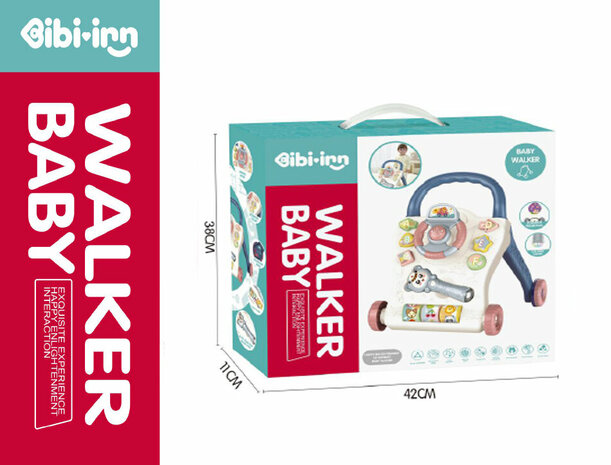 Baby Walker - Jouets &eacute;ducatifs pour b&eacute;b&eacute; - avec musique et lumi&egrave;res - jouet de marche pour b&eacute;b&eacute;